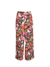 ULYSSE - Pantalon taille haute à plis en popeline de viscose imprimé Immortelles Pantalon Fête Impériale